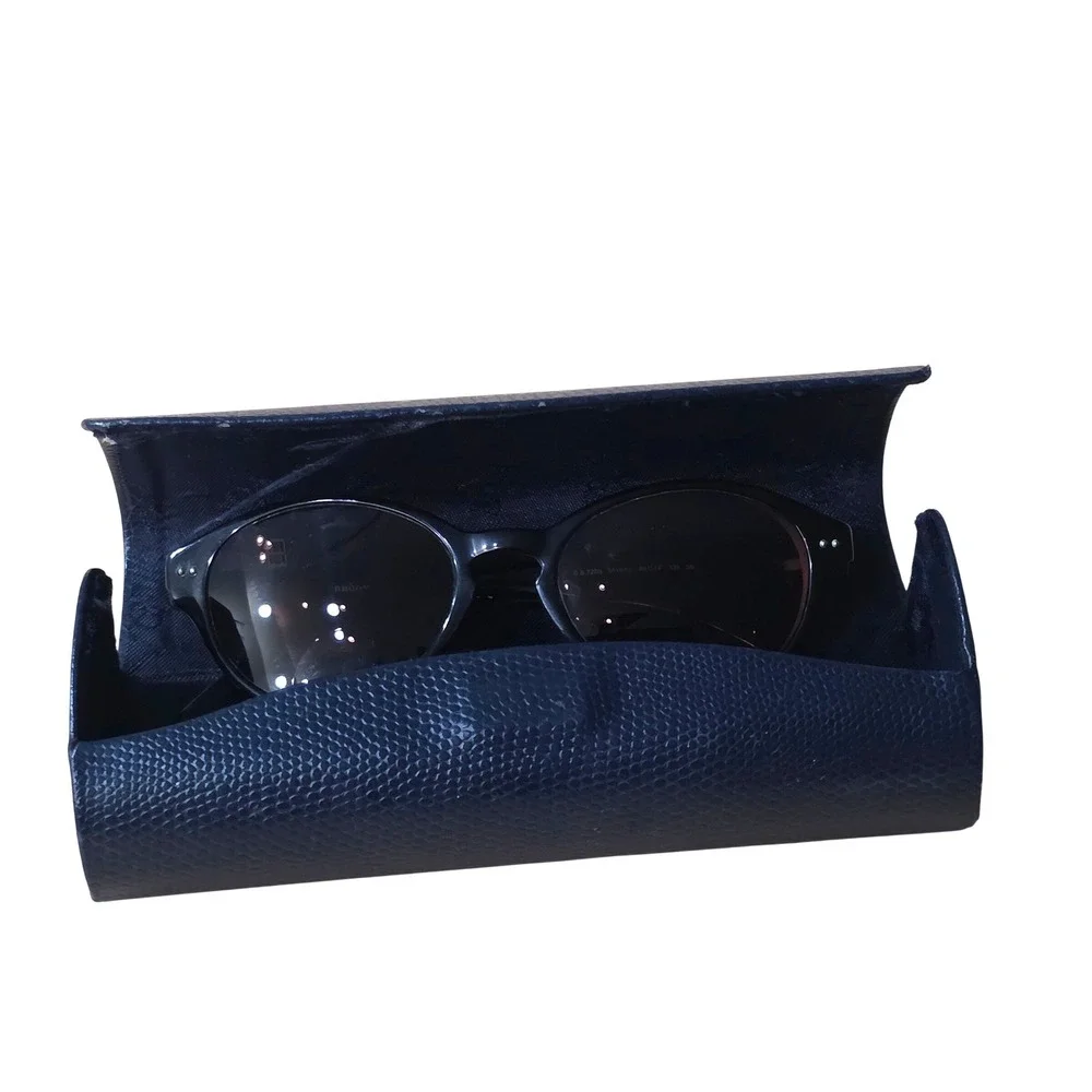 Brooks Brothers B.B.720S Dark‎ Tortoise Oval Sunglasses with Case Brown Lens